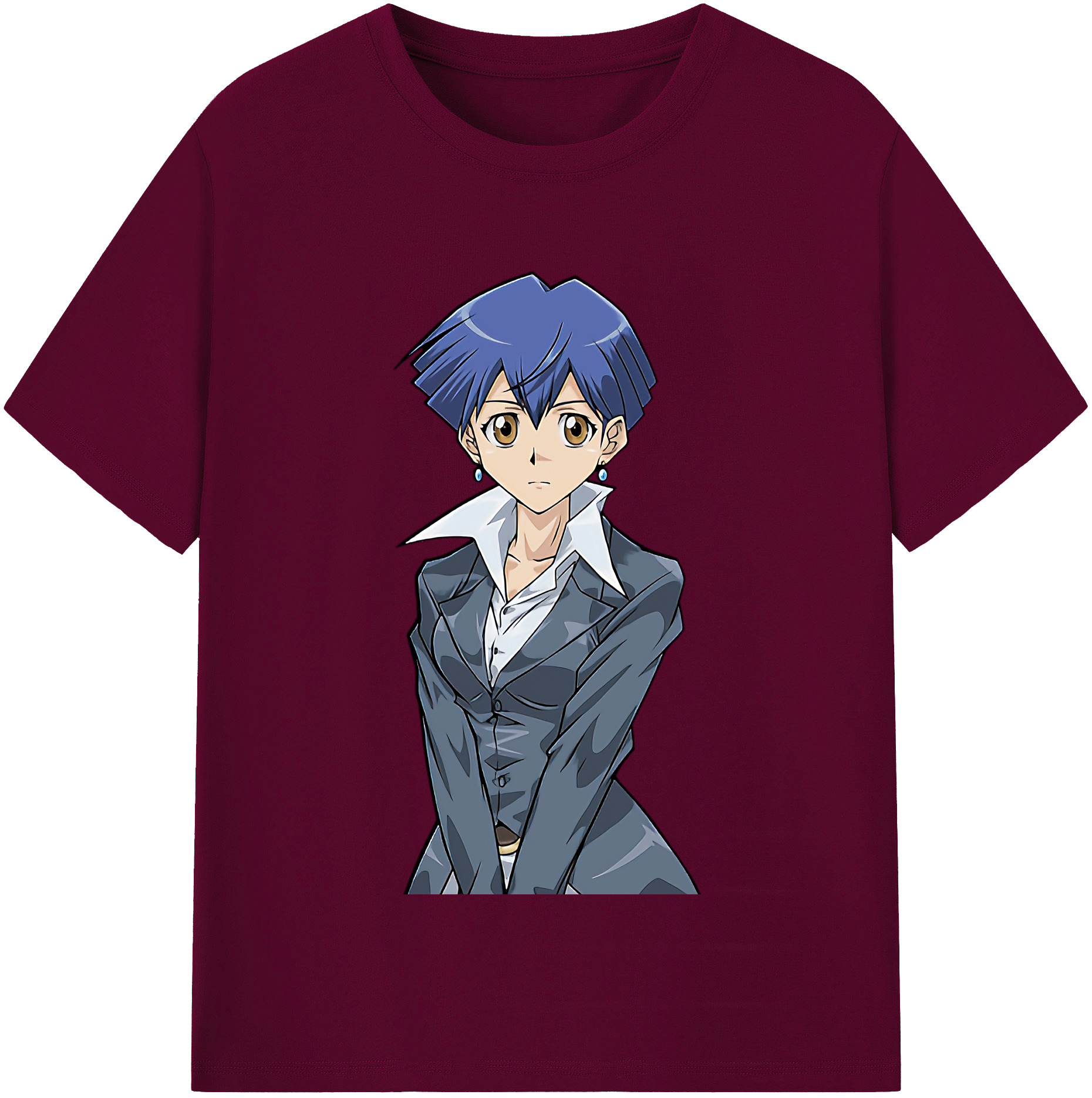 （画像用） 遊☆戯☆王 Yu-Gi-Oh! レディースカジュアルプリントTシャツ（綿100％）